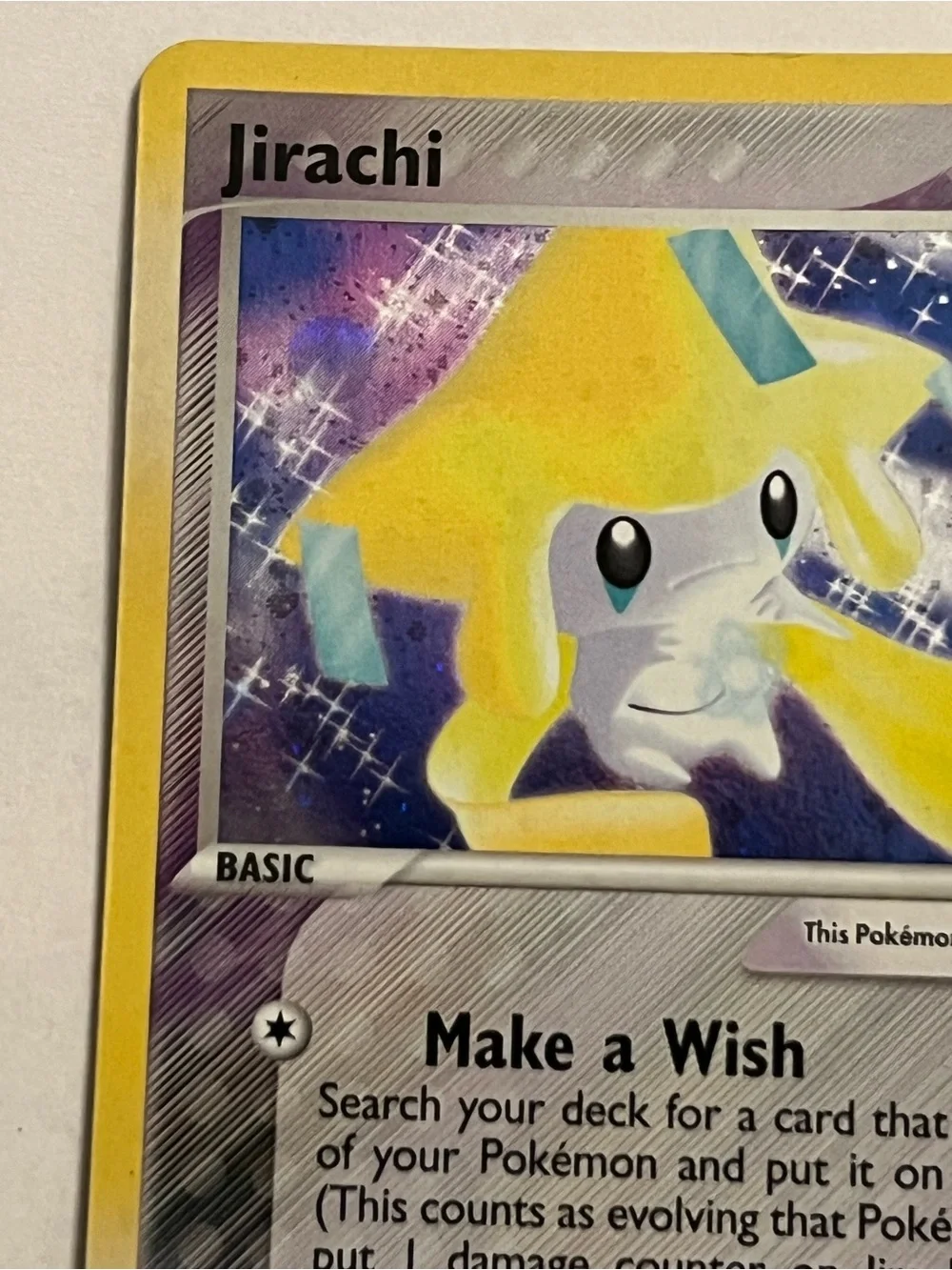 2004 RARE Jirachi 8/101 Hidden Legends Holo Pokemon Cards